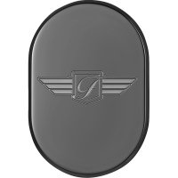 (image for) Antenna Cover Left Rear Black Figurati Logo