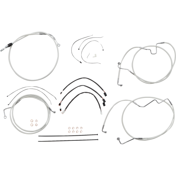 (image for) MAGNUM Sterling Chromite Designer DOT Handlebar Kit - 15-17 in. Apes