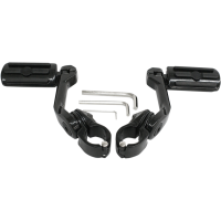 (image for) Highway Pegs, Black w/ Ribbed Pegs, 5" Arms