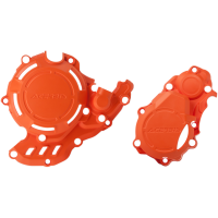 (image for) Acerbis X-Power Engine Cover Kit - Orange 16