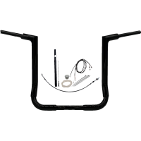 (image for) Fat Baggers Flat Top EZ Install Handlebar 16" Gloss Black