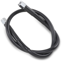 (image for) Black Vinyl-Coated Stainless Steel Brake Line 22"