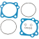 (image for) Genuine James Head/Base Gasket Kit - 3 7/8" Big Bore (0.036")