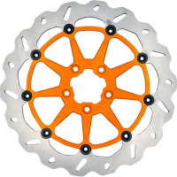 (image for) 13" Full-floating Rotor, Orange Carrier (Radial Mount Only)