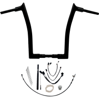 (image for) Fat Baggers Pointed Top EZ Install Handlebar 16" Gloss Black