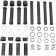 (image for) Satin Black Pushrod Tube Kit For Early XL