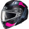 (image for) HJC i91 Helmet, Carst, Semi-Flat Gray/Pink, S
