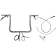 (image for) Chrome 14" Flat Top Handlebar Kit