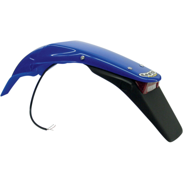 (image for) UFO Enduro Rear Fender With Light - Reflex blue