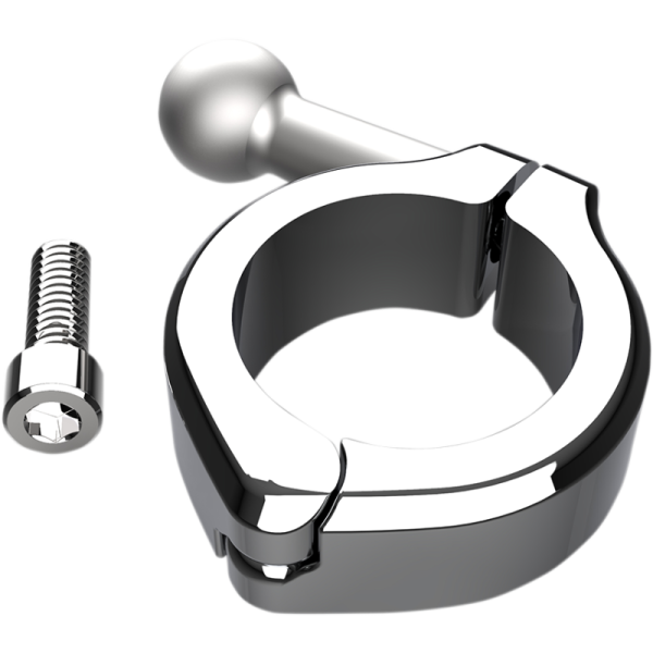 (image for) CIRO LLC Gen 1 Aluminum Clamp for 1 1/4" Round Bars, Chrome