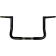 (image for) Gloss Black 1 1/4" Twin Peaks Touring Handlebars, 10" End Rise