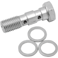 (image for) Chrome Double Banjo Bolt 10 mm x 1.25