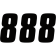 (image for) Factory Numbers - 6" Black - No. 8
