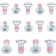 (image for) Rotor Bolt Kit - Suzuki RM-Z250/RM-Z450