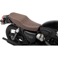 (image for) Retro-Style Seat - Classic stitch, brown