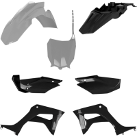 (image for) Acerbis Replacement Plastic Full Kit - Gray/black