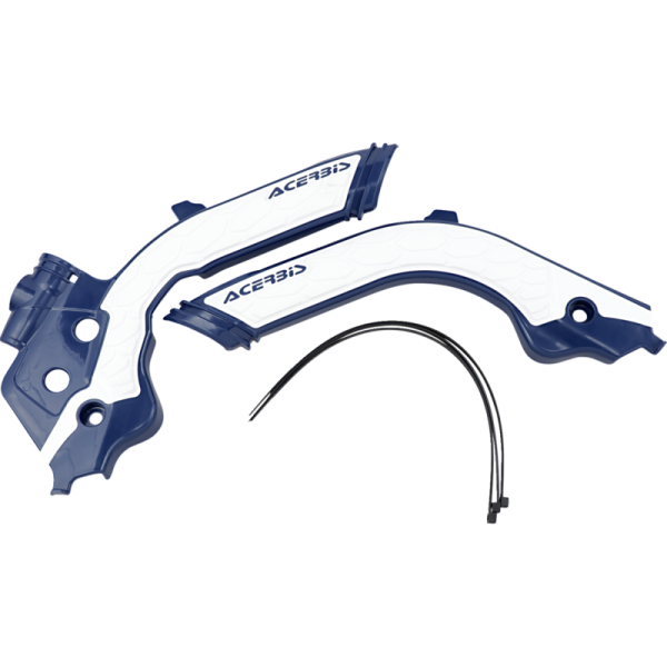 (image for) Acerbis X-Grip Frame Guard - HUSQVARNA TC/TE/FC 19-22 - Blue/white