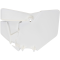 (image for) Front Number Plate - White