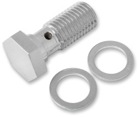 (image for) Street Legal™ Chrome Steel 10 mm x 1.25 banjo bolt, chrome