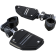 (image for) Black Standard Length Twin Rail Footrests Kit