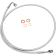(image for) E-Z Align Front Brake Line, 48" 180°/0 - Sterling Chromite
