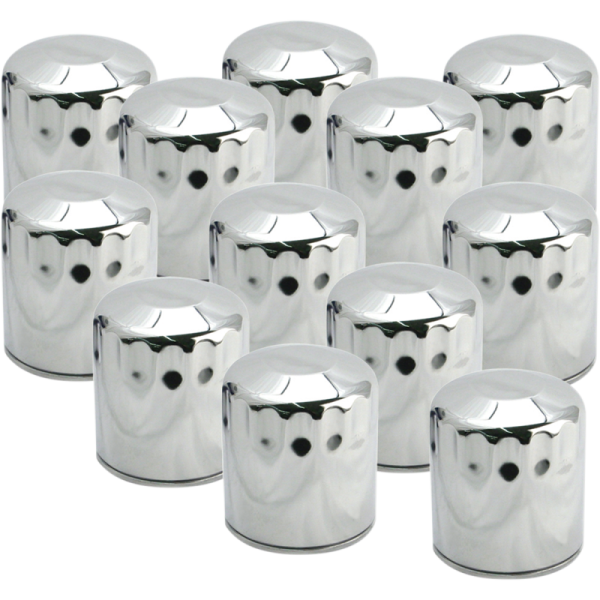 (image for) S&S CYCLE Oil Filter, Chrome (12 pk)