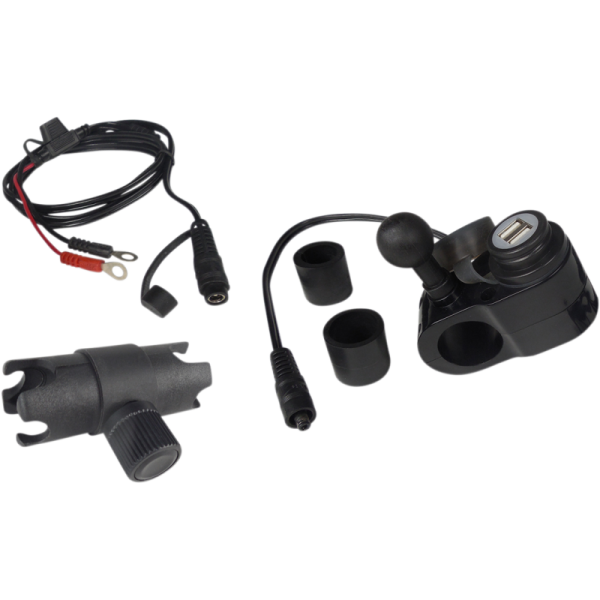GEARS CANADA Gears Dual USB Port Chargers with 1" Ball Mount