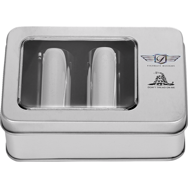 (image for) FIGURATI DESIGNS Docking Cover Mirror Polished w/ Don't Tread On Me