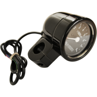 (image for) 3" Bullet Tachometer Black w/ Black Face