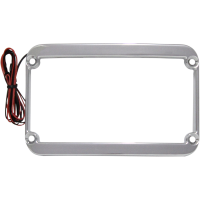(image for) License Frame Chrome Lighted