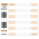 (image for) Template for single-ply 3.00 pitch tracks