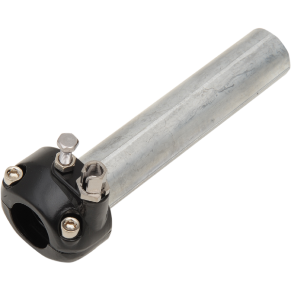 (image for) Emgo 7/8" Single Cable Throttle Assembly, Black