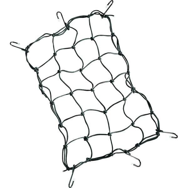 (image for) Drag Specialties Cargo Net 12x17 Metal Hooks