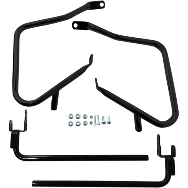 (image for) Drag Specialties Saddlebag Guards/Support Kit Gloss Black