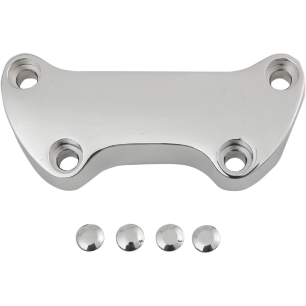 (image for) Drag Specialties Handlebar Clamp Smooth Chrome