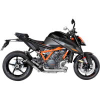 (image for) LV-10 Black stainless steel Slip-On for KTM 1290 Super Duke R/GT 20-23