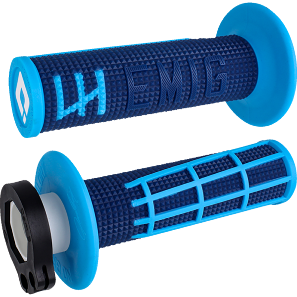 (image for) ODI EMIG 2.0 V2 Lock-On Grips - Navy/cyan