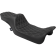 (image for) Drag Specialties Extended Reach Predator III 2-Up Seat, Double Diamond Silver Thread