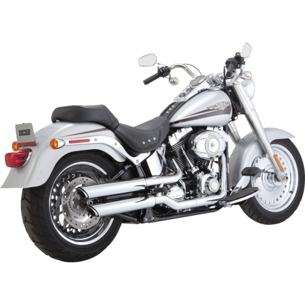 (image for) Vance & Hines PCX Twin Slash Slip-On Muffler Chrome