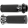 (image for) Arlen Ness Fusion Grips - Deep Cut, Black Anodized