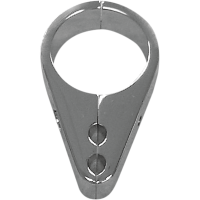 (image for) Chrome Throttle/Idle Cable Clamp 1 1/2"