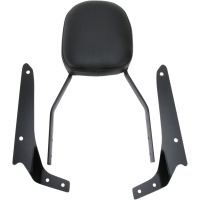 (image for) Square Sissy Bar, Black Finish