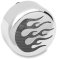 (image for) Round Horn Cover W/ Black Flame