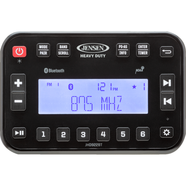 Jensen JHD922BT Mini Bluetooth Stereo