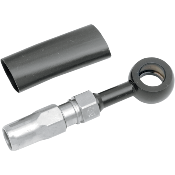 (image for) MAGNUM Black Chrome Banjo Fitting 3/8"/10 mm 180°