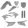 (image for) Acerbis Front Number Plate - Gray