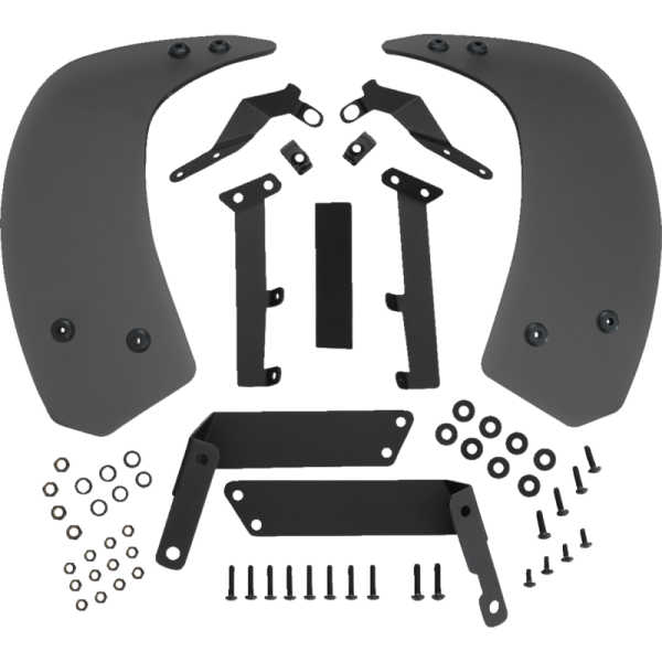 (image for) SHOW CHROME Aeroflo Lower Wind Deflectors - Black