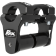 (image for) Extended Stem 2" Pivoting Bar Risers - Black Anodized