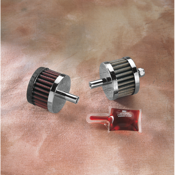 (image for) K & N K&N Steel Base Crankcase Vent 3/8" w/o stud