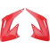 (image for) UFO Radiator Cover - 00-22 CR red